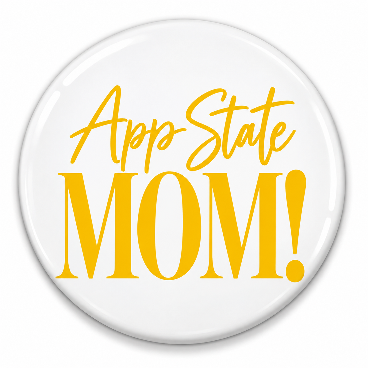 App State Mom Pin