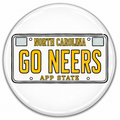 Go Neers License Plate Pin
